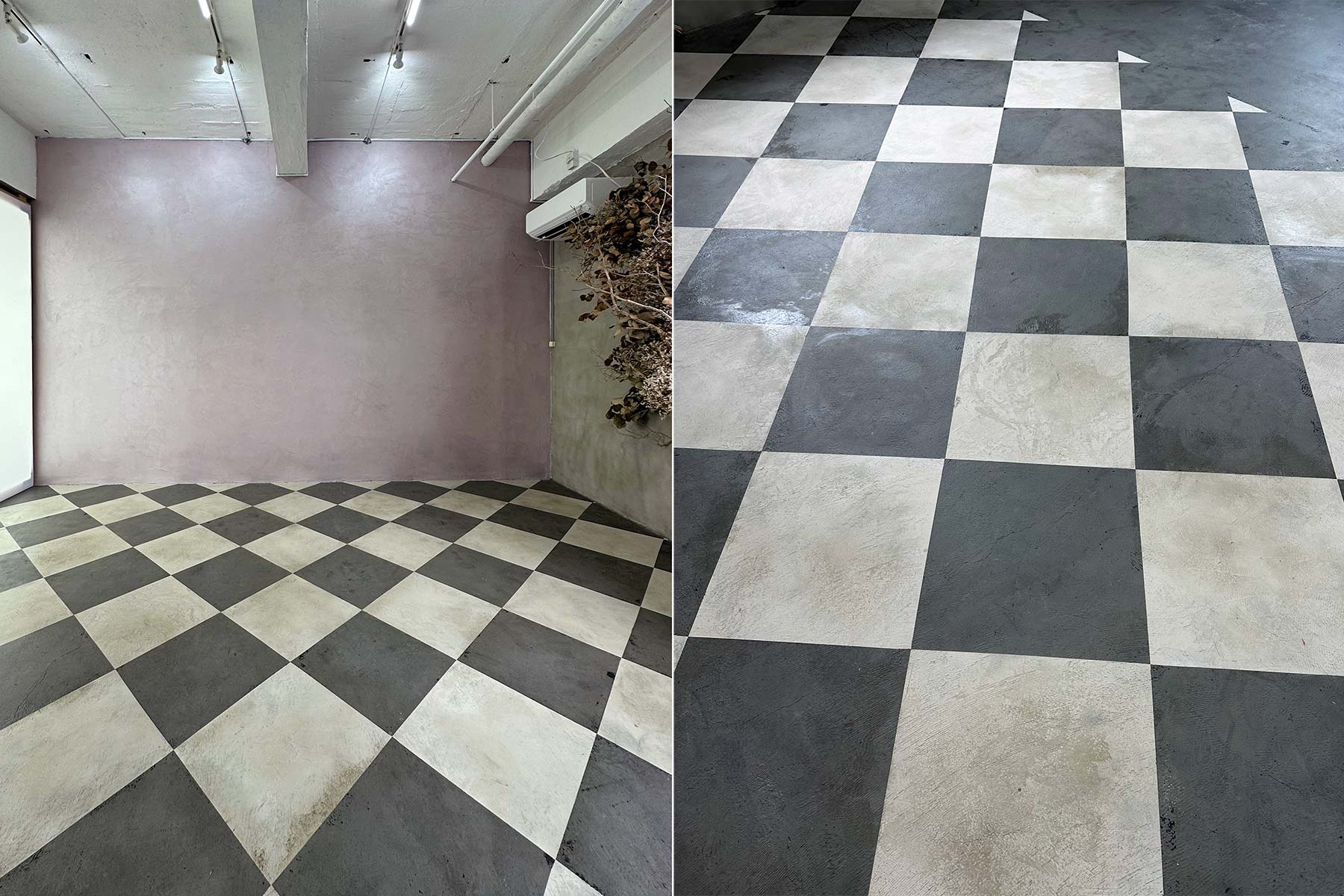 撮影スタジオ 塗装