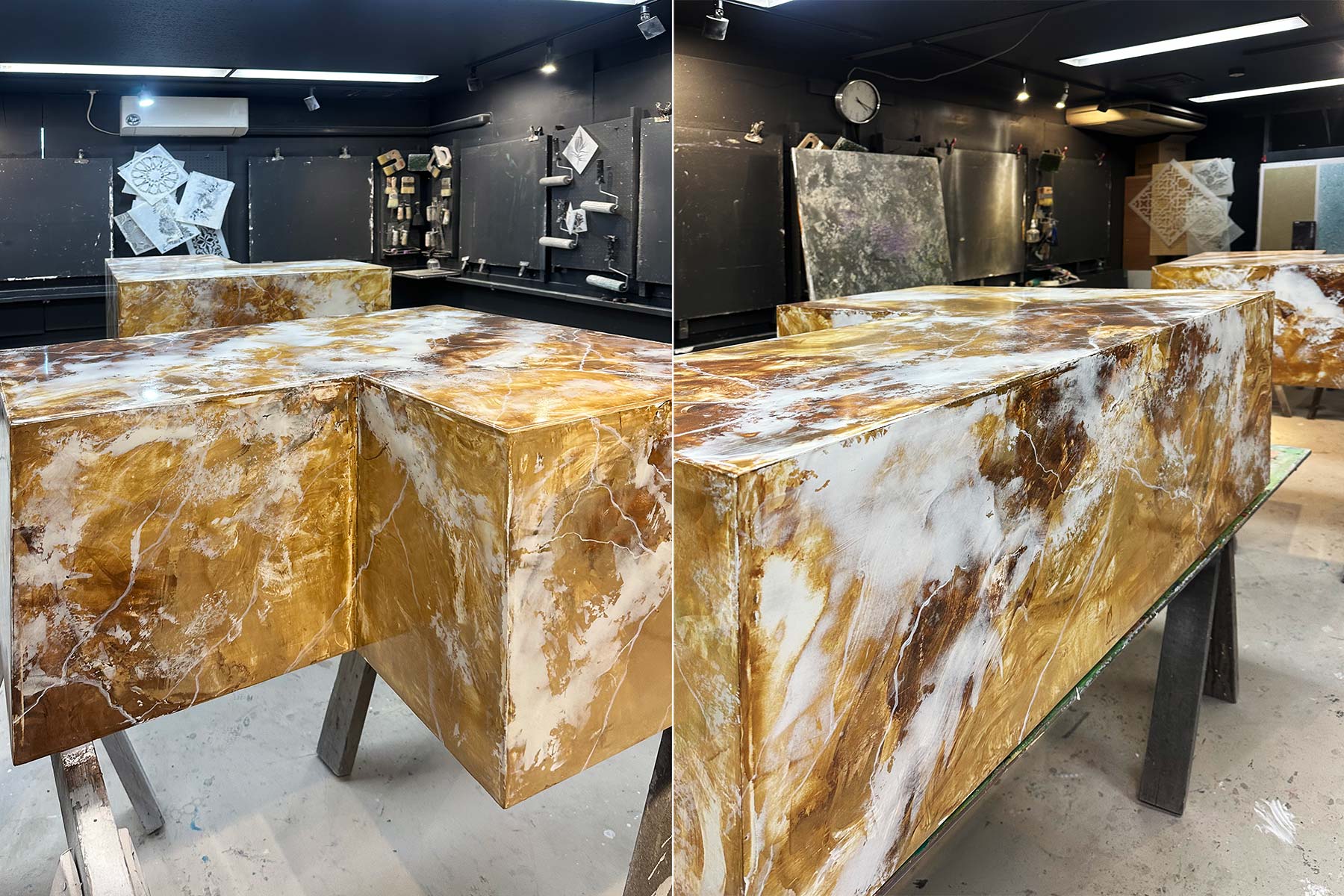 テーブル塗装 海外風 オシャレ