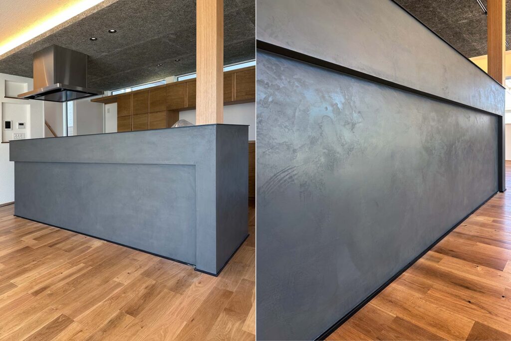 キッチンカウンター マイクロセメント