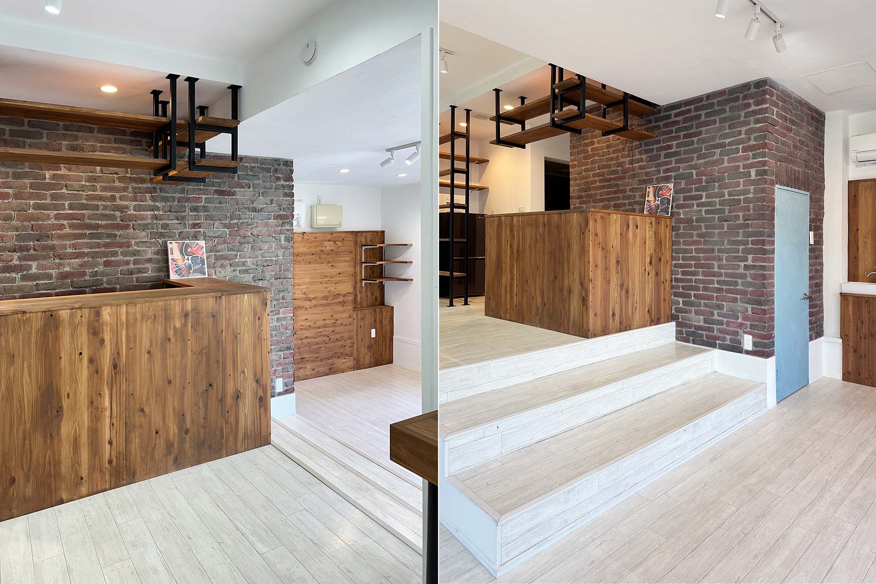 美容室 内装塗装 オシャレ