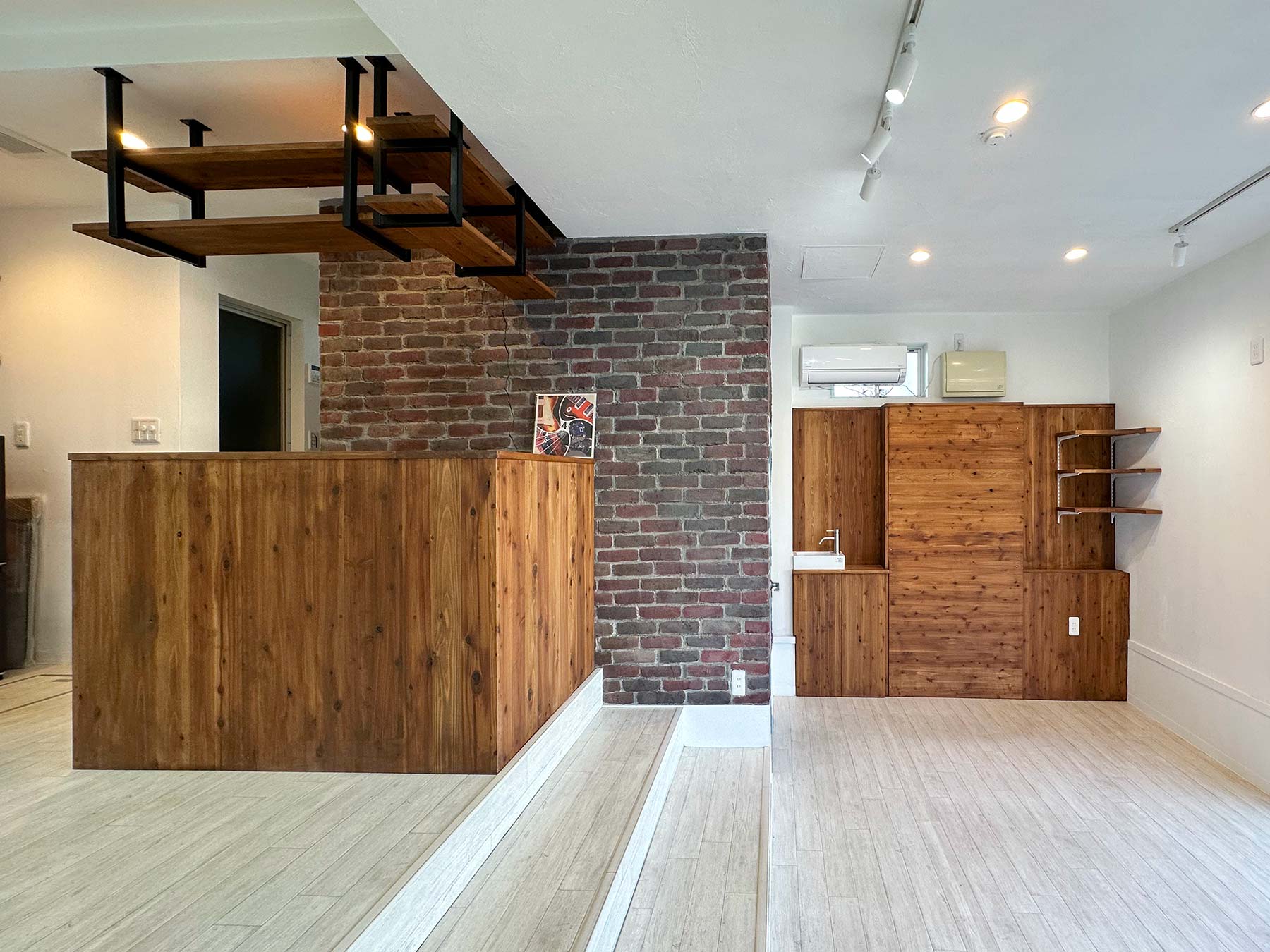 美容室 内装塗装 オシャレ