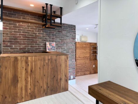 美容室 内装塗装 オシャレ